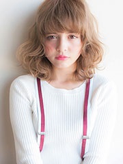 フレンチシックな綿菓子ふわふわカジュアルミディ